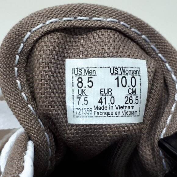 Vans Era Stackform Platform Canvas Authentic Shoe Sneaker Mens 8.5 / Womens 10 - Picture 9 of 12